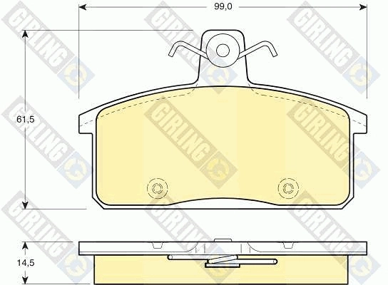 Compre 00000A01225 Suzuki Sapatas do freio dianteiras de disco