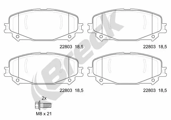 Sapatas do freio dianteiras de disco Mitsubishi MQ005728 preço, a partir de 40,29 USD