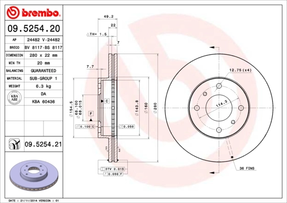Compre 402062F500 Renault (RVI) Disco do freio dianteiro