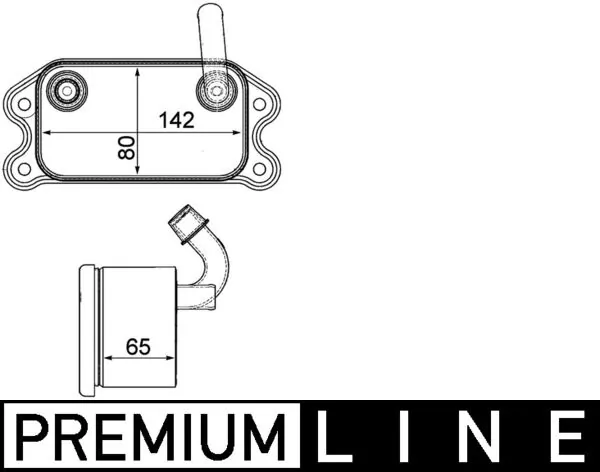 CLC101000P Mahle Original Radiador de óleo