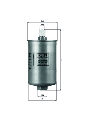 KL29 Mahle Original Filtro de combustível