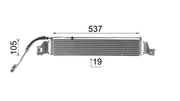 Radiador de esfriamento, Caixa Automática de Mudança Mahle Original CLC288000P