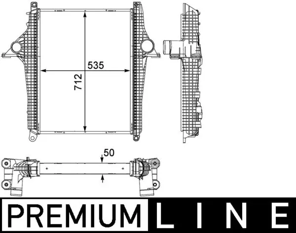 Radiador de intercooler MAN 81061300190 preço, a partir de 406,82 USD