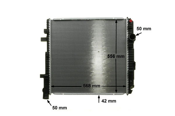 Radiador de esfriamento de motor Mahle Original CR662000P