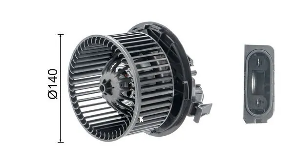 Motor de ventilador de forno (de aquecedor de salão) AB228000S Mahle Original