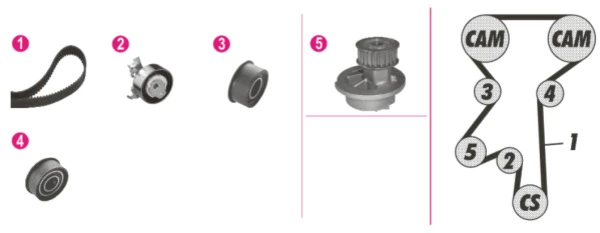CPK61000P Mahle Original