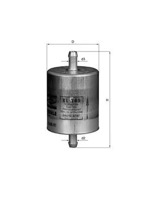 Filtro de combustível KL145 Mahle Original