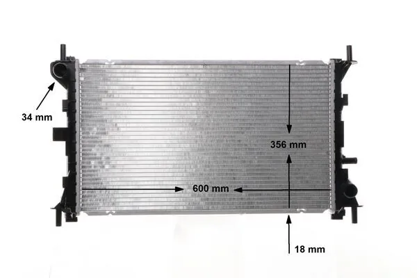 CR627000S Mahle Original Radiador de esfriamento de motor