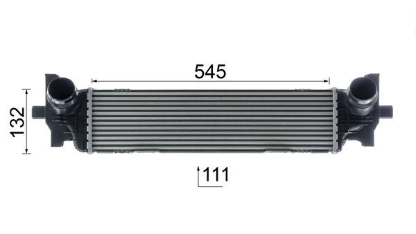 Radiador de intercooler Mahle Original CI626000P