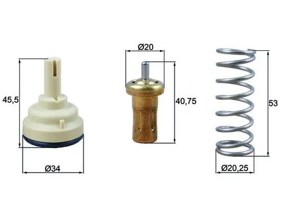 TX20980D Mahle Original Termostato