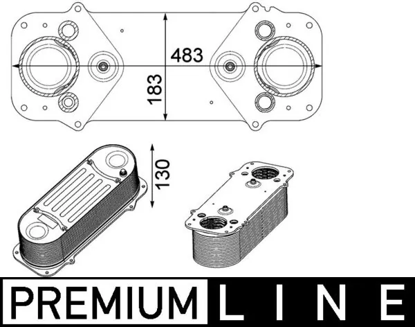 Radiador de intercooler MAN 51095007163 preço, a partir de 877,63 USD