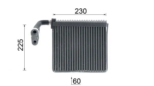 Vaporizador de aparelho de ar condicionado Mahle Original AE95000P preço, a partir de 75,04 USD