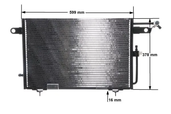 AC155000S Mahle Original Radiador de aparelho de ar condicionado