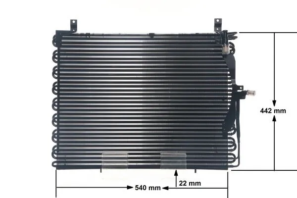 Radiador de aparelho de ar condicionado Mahle Original AC357000S