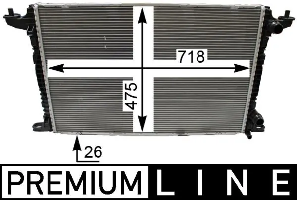 Radiador de esfriamento de motor Mahle Original CR2179000P preço, a partir de 218,23 USD