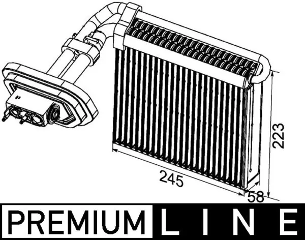 Vaporizador de aparelho de ar condicionado Mahle Original AE99000P preço, a partir de 73,21 USD