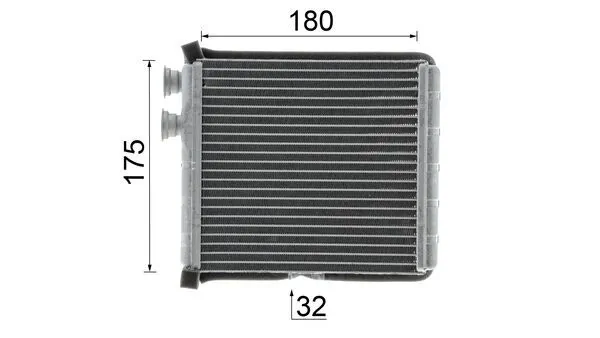Radiador de forno (de aquecedor) para Land Rover Range Rover EVOQUE L551