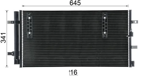 AC457000P Mahle Original Radiador de aparelho de ar condicionado