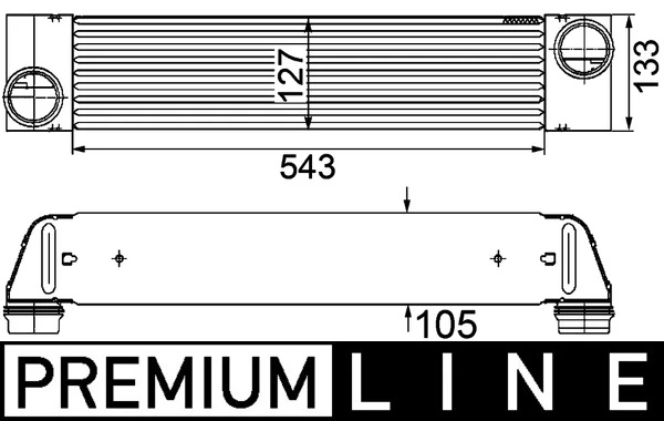 CI193000P Mahle Original Radiador de intercooler