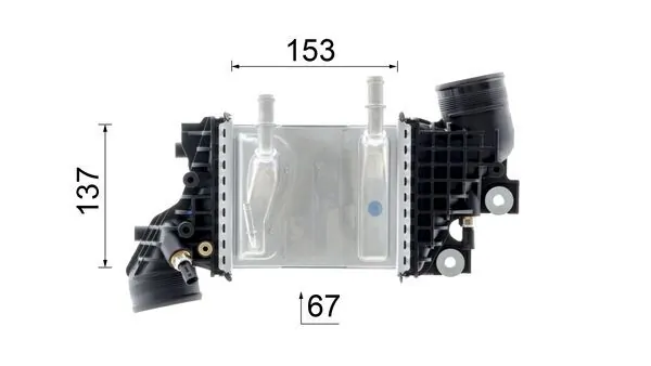 CI663000P Mahle Original Radiador de intercooler