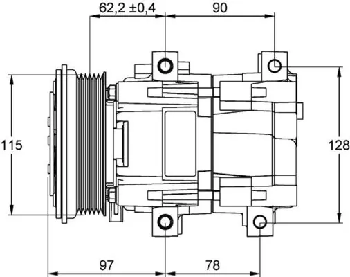 Compre Compressor de aparelho de ar condicionado Ford Maverick 2