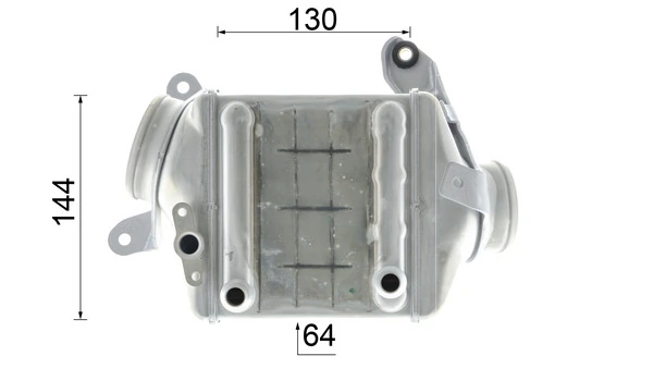 2025J81X Polcar Radiador de intercooler
