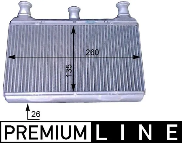 Radiador de forno (de aquecedor) BMW 5  E60 ao melhor preço