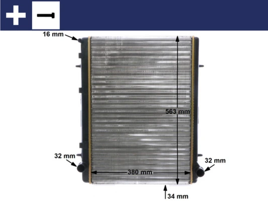 Compre CR2033000S Mahle Original Radiador de esfriamento de motor