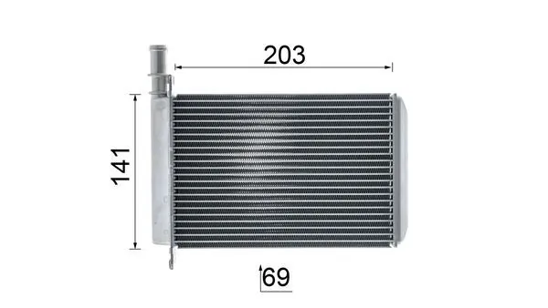 CI642000P Mahle Original Radiador de intercooler