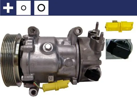Compressor de aparelho de ar condicionado Mahle Original ACP14000S