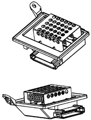 ABR86000P Mahle Original Resistor (resistência) de ventilador de forno (de aquecedor de salão)