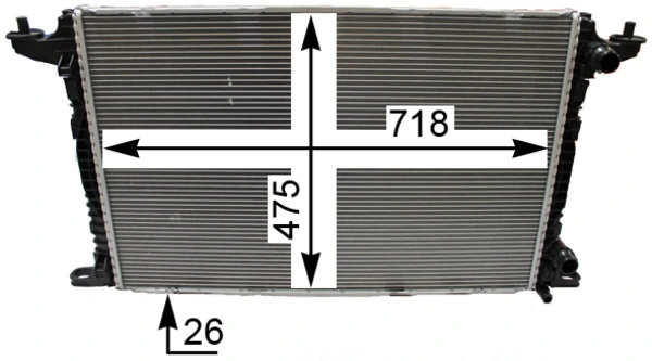 CR2179000P Mahle Original Radiador de esfriamento de motor