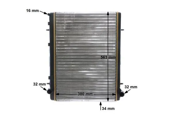 Radiador de esfriamento de motor Mahle Original CR2033000S preço, a partir de 79,86 USD