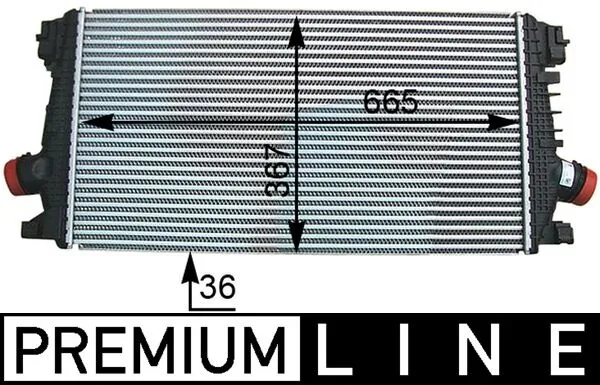 Radiador de intercooler Mahle Original CI364000P preço, a partir de 78,03 USD