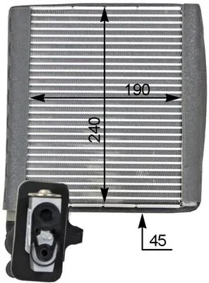 Vaporizador de aparelho de ar condicionado AE119000P Mahle Original