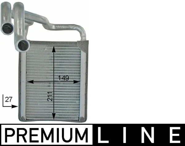 AH203000P Mahle Original Radiador de forno (de aquecedor)