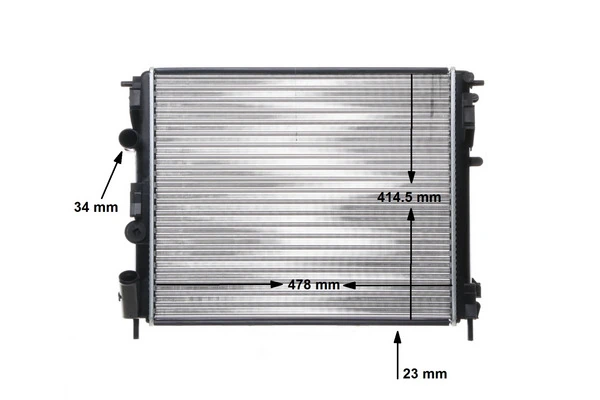 CR35000S Mahle Original Radiador de esfriamento de motor