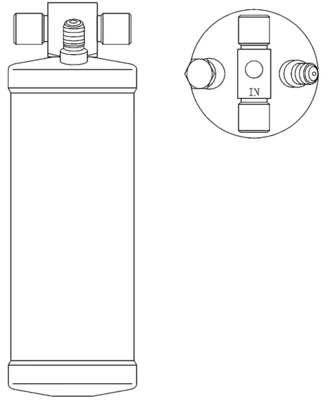 Tanque de recepção do secador de aparelho de ar condicionado Mahle Original AD55000S preço, a partir de 23,76 USD