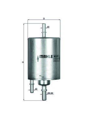 Filtro de combustível Mahle Original KL573 preço, a partir de 7,56 USD