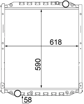 Radiador de esfriamento de motor MAN 81061016400 preço, a partir de 100,98 USD