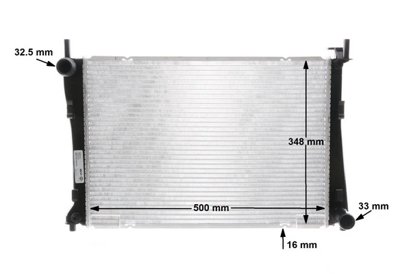 Radiador de esfriamento de motor CR1355000S Mahle Original