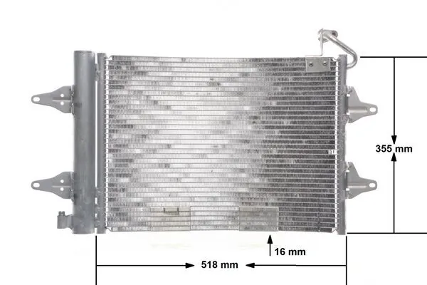 Radiador de aparelho de ar condicionado AC359000S Mahle Original
