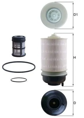 Filtro de combustível A4710902755 Mercedes