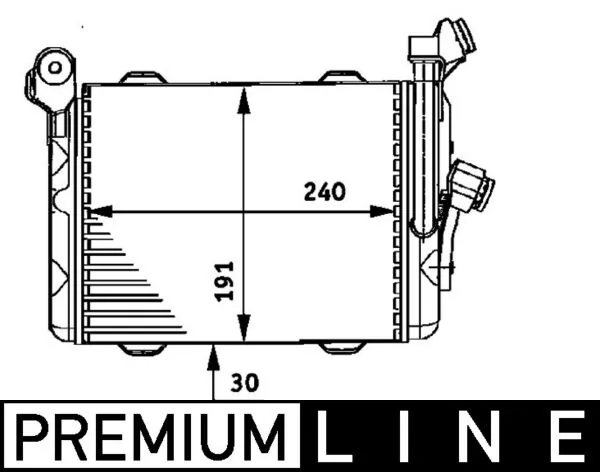 CLC33000P Mahle Original Radiador de óleo