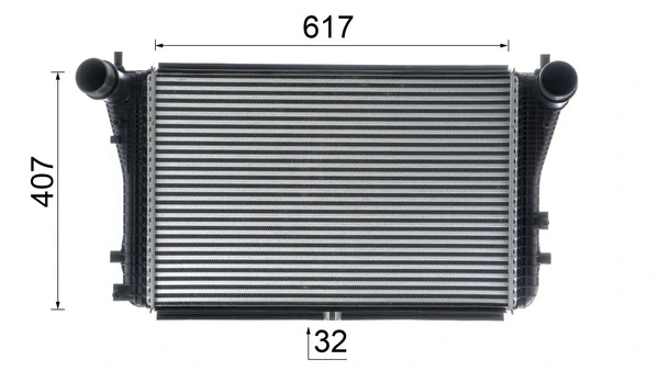 CI207000P Mahle Original Radiador de intercooler