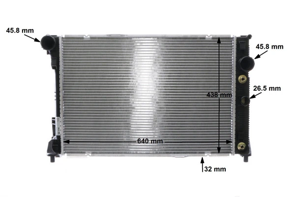 Radiador de esfriamento de motor Mahle Original CR1176000S preço, a partir de 192,14 USD