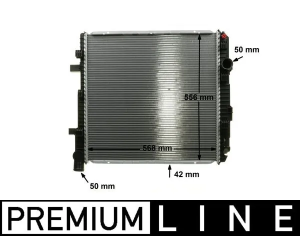 CR662000P Mahle Original Radiador de esfriamento de motor
