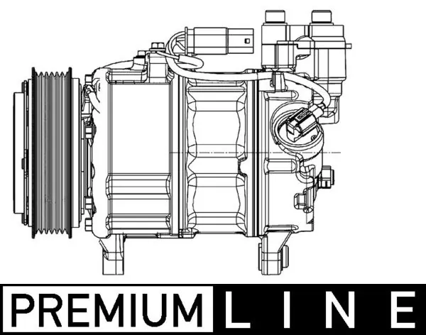 Compre ACP599000P Mahle Original Compressor de aparelho de ar condicionado