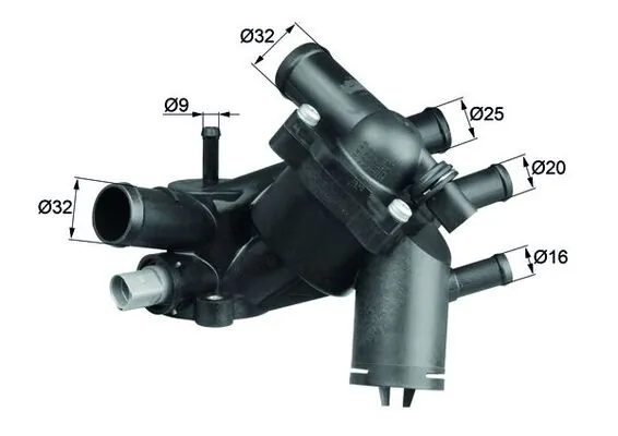 Termostato para SsangYong Actyon