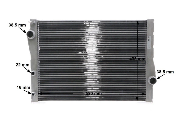 Radiador de esfriamento de motor Mahle Original CR1049000S preço, a partir de 232,57 USD